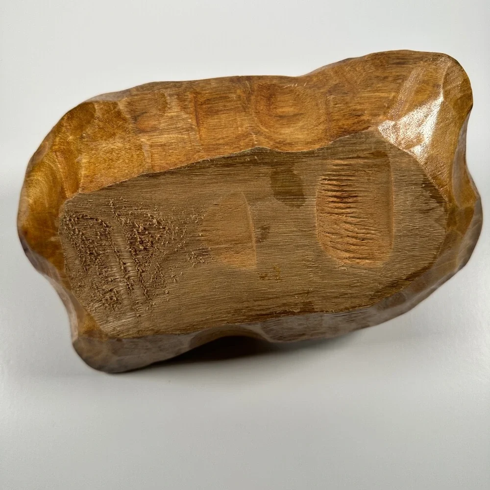 Handcrafted Wooden Art Bowl - Picture 5 of 9